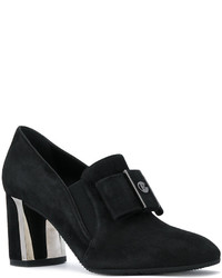 schwarze Wildleder Pumps von Baldinini