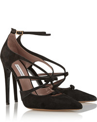 schwarze Wildleder Pumps von Tabitha Simmons