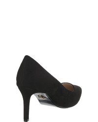 schwarze Wildleder Pumps von Buffalo