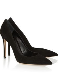 schwarze Wildleder Pumps von Gianvito Rossi