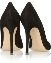 schwarze Wildleder Pumps von Gianvito Rossi