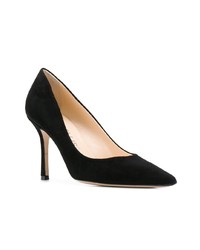 schwarze Wildleder Pumps von Marc Ellis