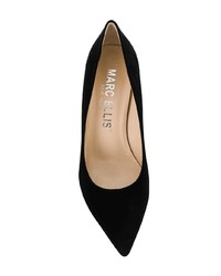 schwarze Wildleder Pumps von Marc Ellis