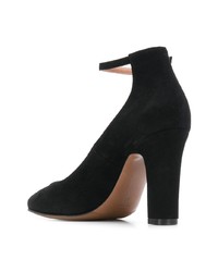 schwarze Wildleder Pumps von L'Autre Chose