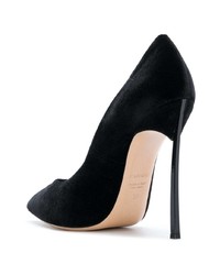 schwarze Wildleder Pumps von Casadei