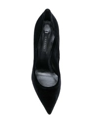 schwarze Wildleder Pumps von Casadei