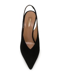 schwarze Wildleder Pumps von Aquazzura