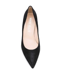 schwarze Wildleder Pumps von Marc Ellis