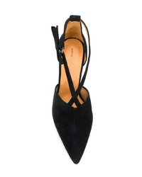 schwarze Wildleder Pumps von Ganni