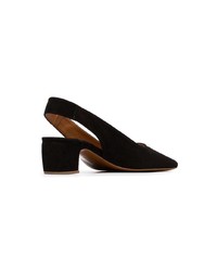 schwarze Wildleder Pumps von By Far