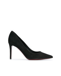 schwarze Wildleder Pumps von Deimille