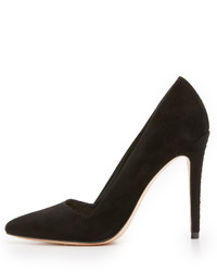 schwarze Wildleder Pumps von Alice + Olivia