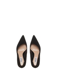 schwarze Wildleder Pumps von Dune London