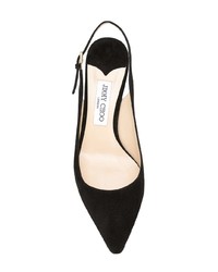 schwarze Wildleder Pumps von Jimmy Choo