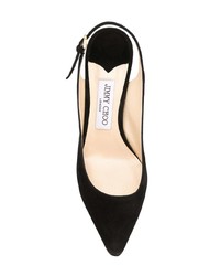 schwarze Wildleder Pumps von Jimmy Choo