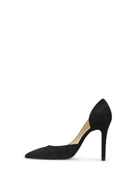 schwarze Wildleder Pumps von Evita