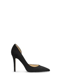 schwarze Wildleder Pumps von Evita