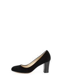 schwarze Wildleder Pumps von Evita