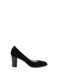 schwarze Wildleder Pumps von Evita