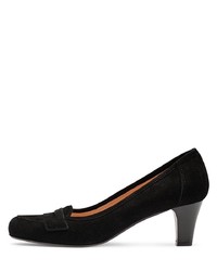 schwarze Wildleder Pumps von Evita