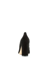 schwarze Wildleder Pumps von Evita