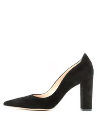 schwarze Wildleder Pumps von Evita