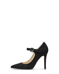 schwarze Wildleder Pumps von Evita