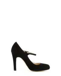 schwarze Wildleder Pumps von Evita