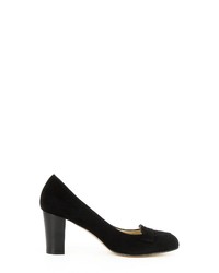 schwarze Wildleder Pumps von Evita