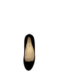 schwarze Wildleder Pumps von Evita