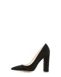 schwarze Wildleder Pumps von Evita