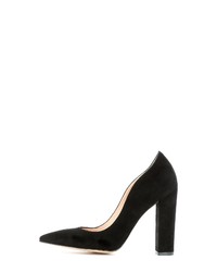 schwarze Wildleder Pumps von Evita