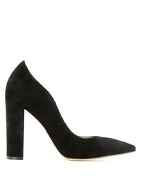 schwarze Wildleder Pumps von Evita