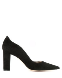 schwarze Wildleder Pumps von Evita