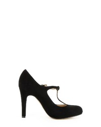 schwarze Wildleder Pumps von Evita