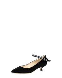 schwarze Wildleder Pumps von Evita