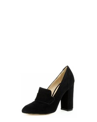 schwarze Wildleder Pumps von Evita