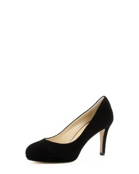 schwarze Wildleder Pumps von Evita