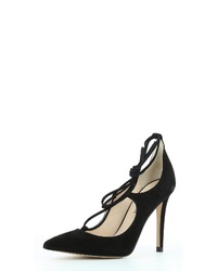 schwarze Wildleder Pumps von Evita