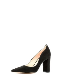 schwarze Wildleder Pumps von Evita