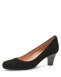 schwarze Wildleder Pumps von Evita