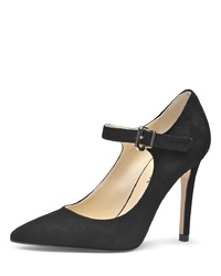 schwarze Wildleder Pumps von Evita