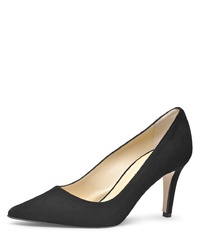 schwarze Wildleder Pumps von Evita