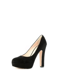 schwarze Wildleder Pumps von Evita