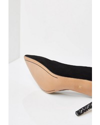 schwarze Wildleder Pumps von faina