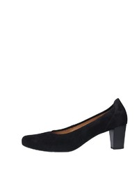 schwarze Wildleder Pumps von Gabor