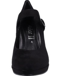 schwarze Wildleder Pumps von Gabor