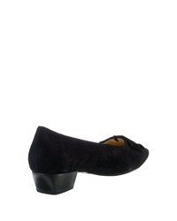 schwarze Wildleder Pumps von Gabor