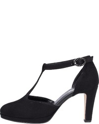 schwarze Wildleder Pumps von Gabor