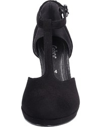 schwarze Wildleder Pumps von Gabor